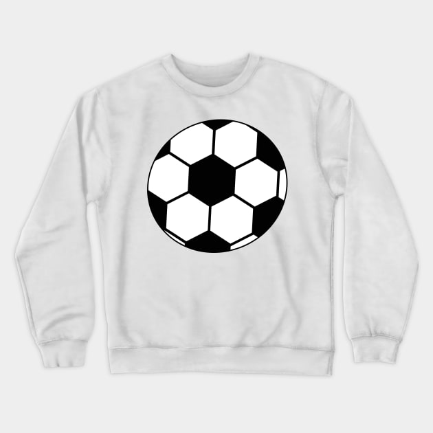 Soccer Ball Crewneck Sweatshirt by Nutmegfairy